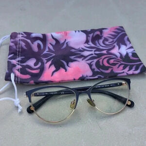 Women's Nine West Prescription Eyeglass Frames Purple (EUC)